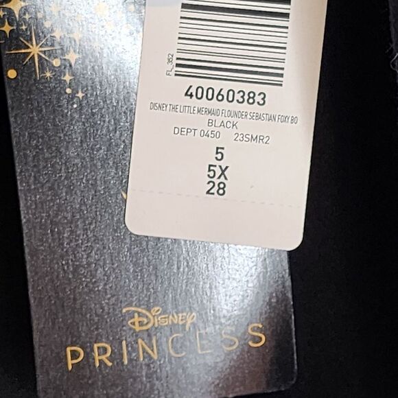 5X 28W Torrid Black Disney The Little Mermaid Flounder Sebastian Bodysuit Foxy - Picture 6 of 7